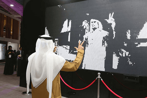 Dubai Debuts the Middle East's Largest Interactive Flip-Dot Screen